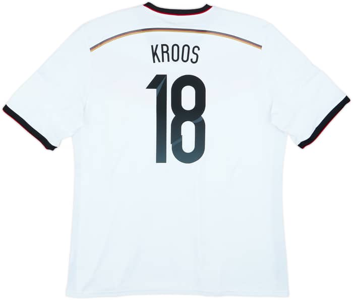 2014-15 Germany 'vs Brazil' Home Shirt Kroos #18 - 7/10 - (XXL)