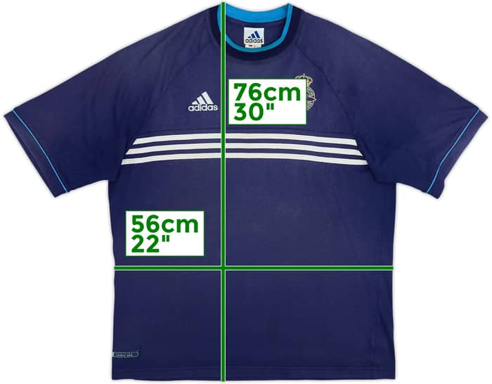 1999-00 Deportivo de La Coruna adidas Training Shirt - 5/10 - (L/XL)
