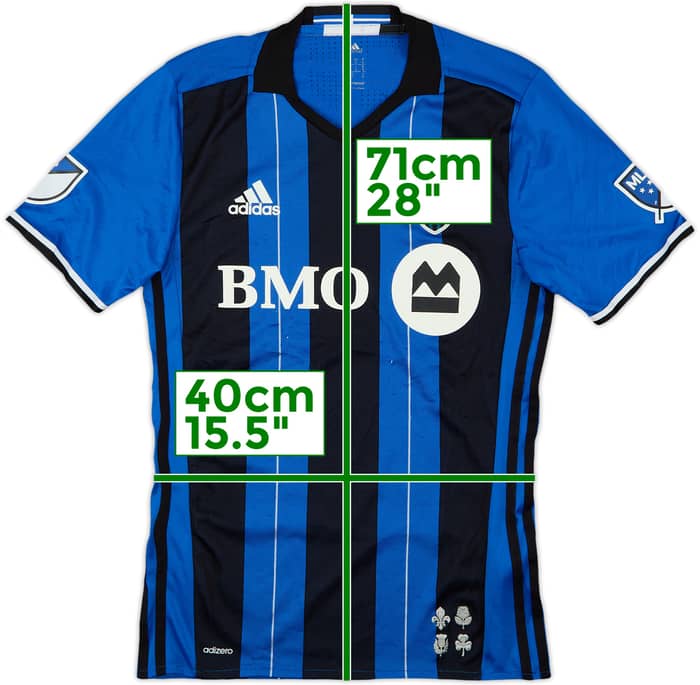 2016-17 Montreal Impact Authentic Home Shirt - 5/10 - (S)
