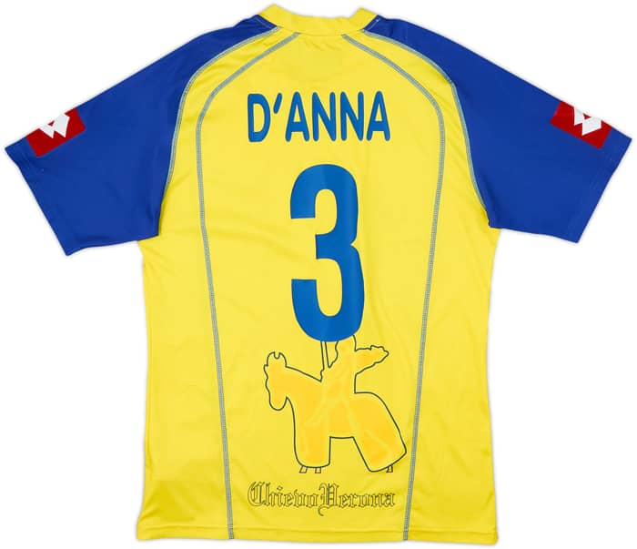 2005-06 Chievo Verona Home Shirt D'Anna #3 - 6/10 - (L)