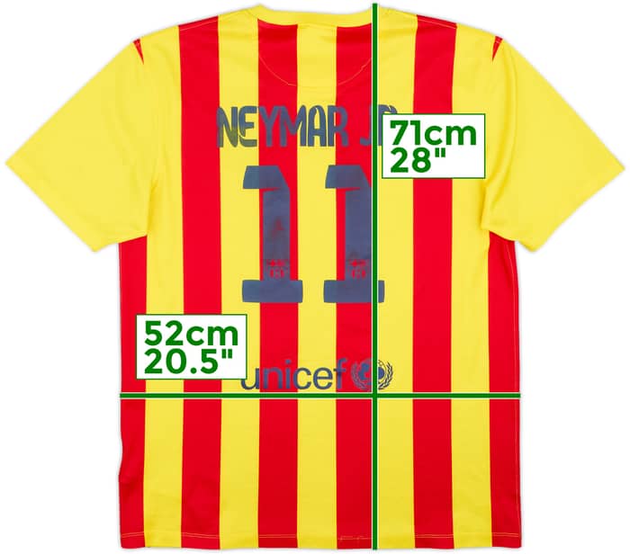 2013-15 Barcelona Basic Away Shirt Neymar Jr #11 - 6/10 - (M)