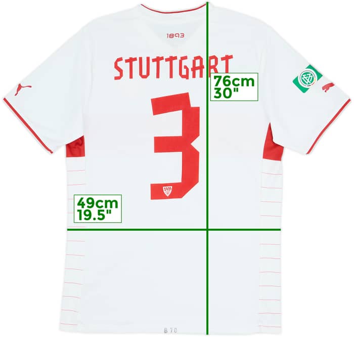 2013-14 Stuttgart Youth Match Issue Home Shirt #3