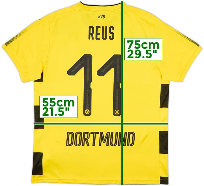 2017-18 Borussia Dortmund Home Shirt Reus #11 - 8/10 - (L)