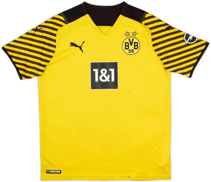 2021-22 Borussia Dortmund Home Shirt - 5/10 - (15-16 Years)