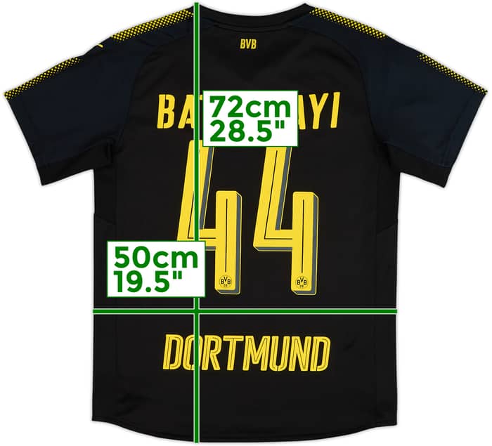 2017-18 Borussia Dortmund Away Shirt Batshuayi #44 - 8/10 - (15-16 Years)