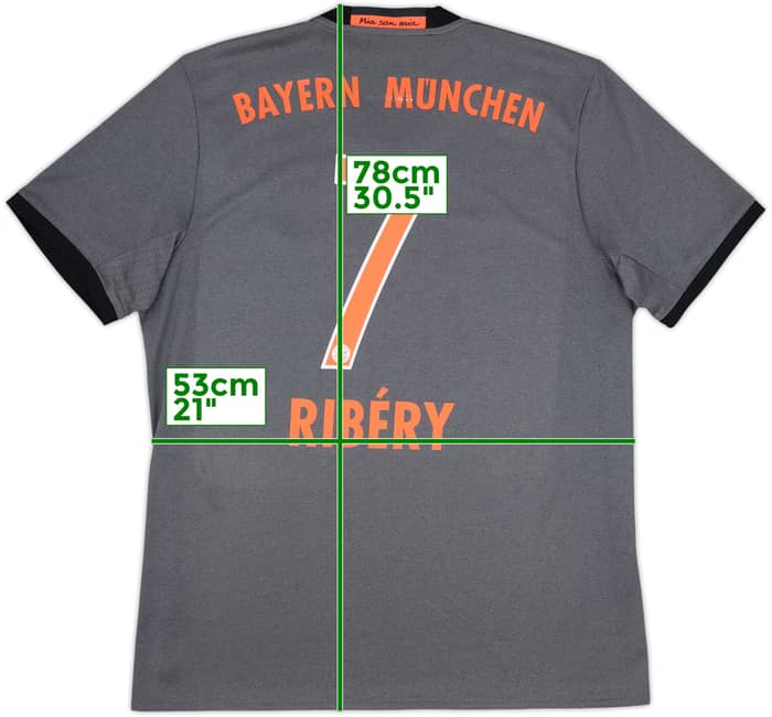 2016-17 Bayern Munich Away Shirt Ribery #7 - 6/10 - (L)