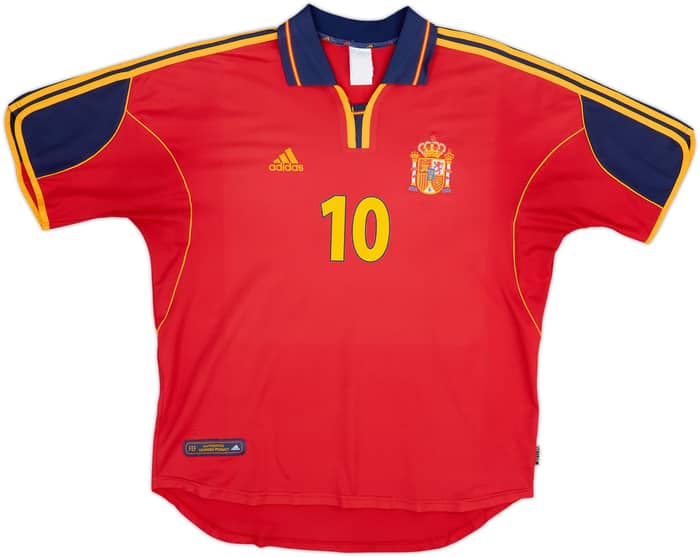 1999-02 Spain Home Shirt Raul #10 - 5/10 - (XL)