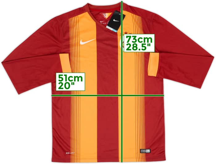 2014-15 Galatasaray Home L/S Shirt (M)