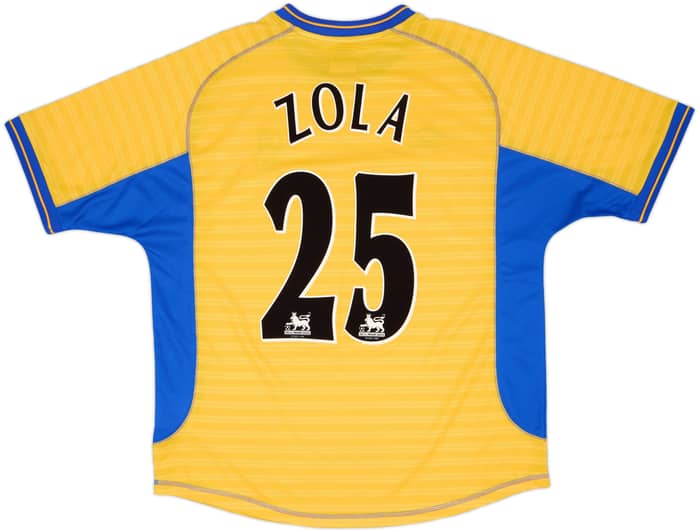 2000-01 Chelsea Away Shirt Zola #25 - 10/10 - (L)