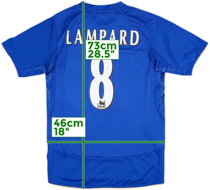 2005-06 Chelsea Centenary Home Shirt Lampard #8 - 7/10 - (M)