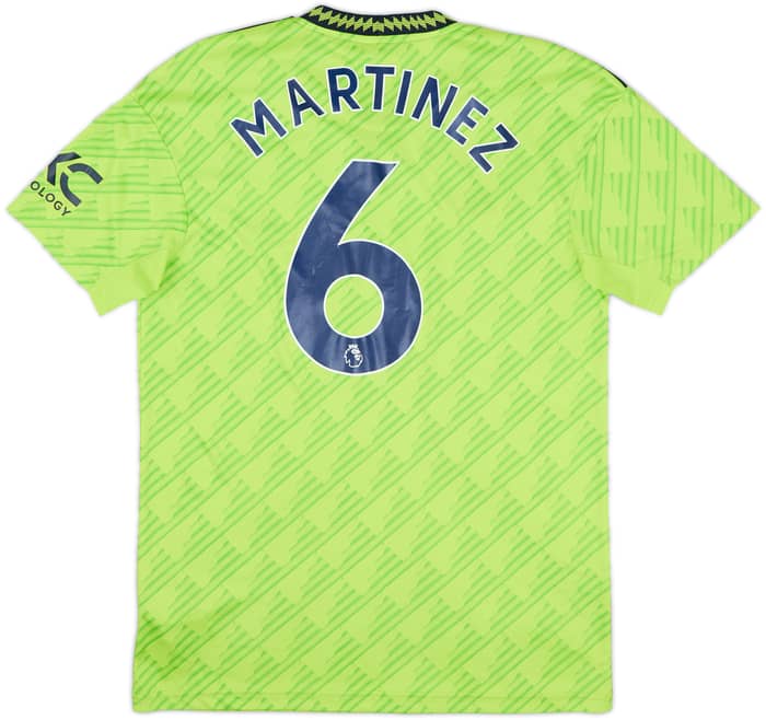 2022-23 Manchester United Third Shirt Martinez #6 - 6/10 - (M)