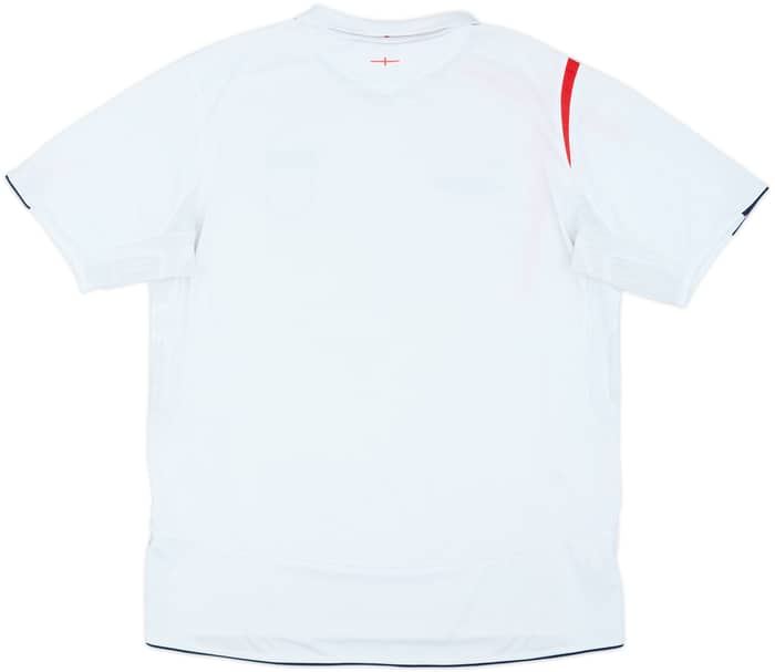 2005-07 England Home Shirt - 5/10 - (XL)