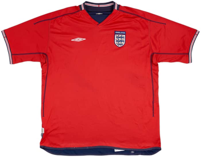 2002-04 England Away Shirt - 5/10 - (XL)