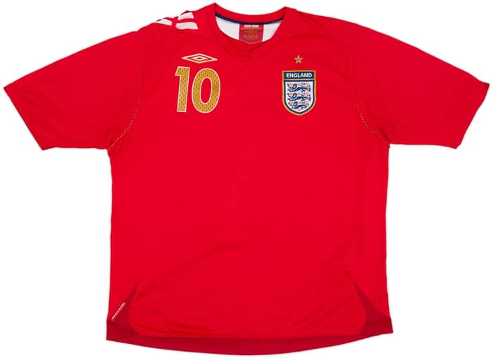 2006-08 England Away Shirt Owen #10 - 6/10 - (XXL)