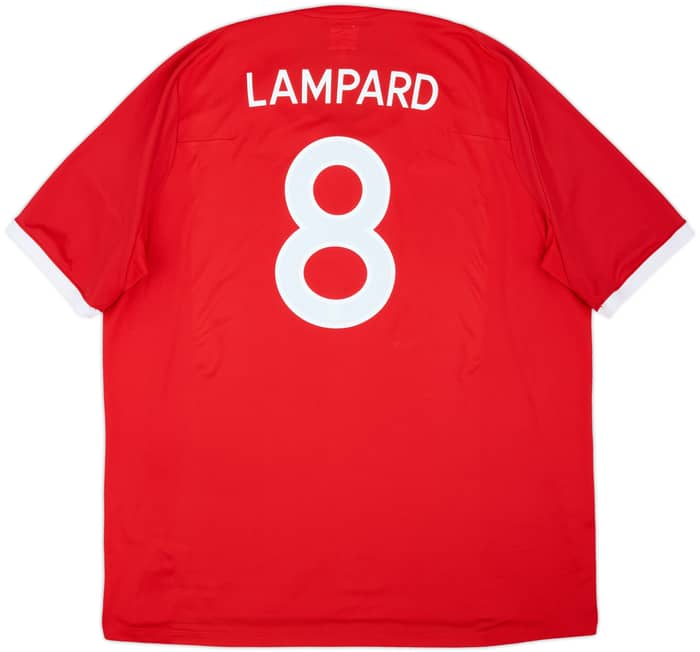 Camiseta de visitante de Inglaterra 2010-11 Lampard #8 - 10/10 - (3XL)