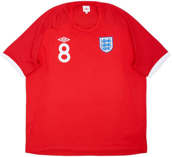 Camiseta de visitante de Inglaterra 2010-11 Lampard #8 - 10/10 - (3XL)