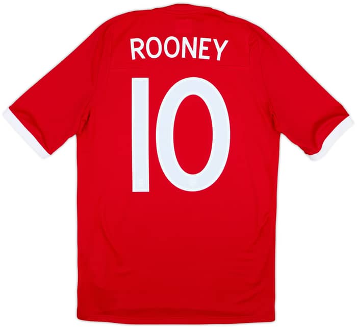 2010-11 England Away Shirt Rooney #10 - 9/10 - (XS)