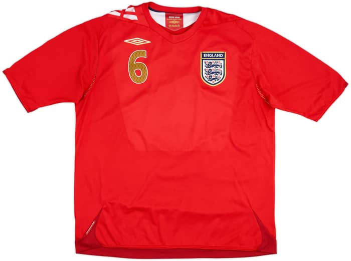 2006-08 England Away Shirt Terry #6 - 5/10 - (XL)