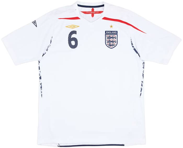 2007-09 England Home Shirt Terry #6 - 5/10 - (XL)