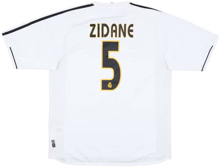 2003-04 Real Madrid Home Shirt Zidane #5 - 10/10 - (M)