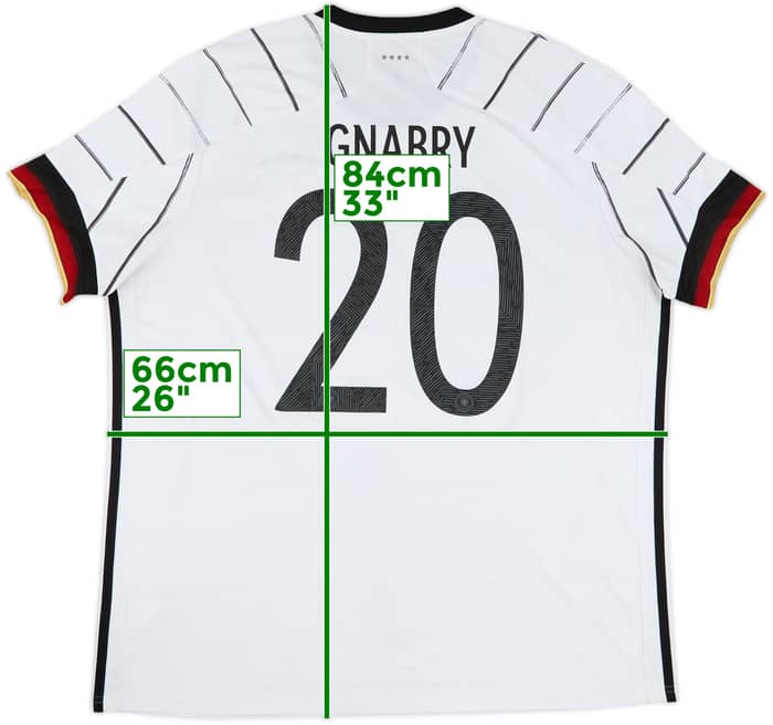 2020-21 Germany Home Shirt Gnabry #20 - 7/10 - (XXL)