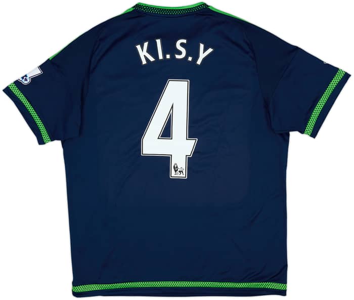 2015-16 Swansea Away Shirt Ki.S.Y #4 - 6/10 - (XL)