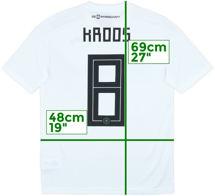 2018-19 Germany Home Shirt Kroos #8 - 10/10 - (XL.Boys)