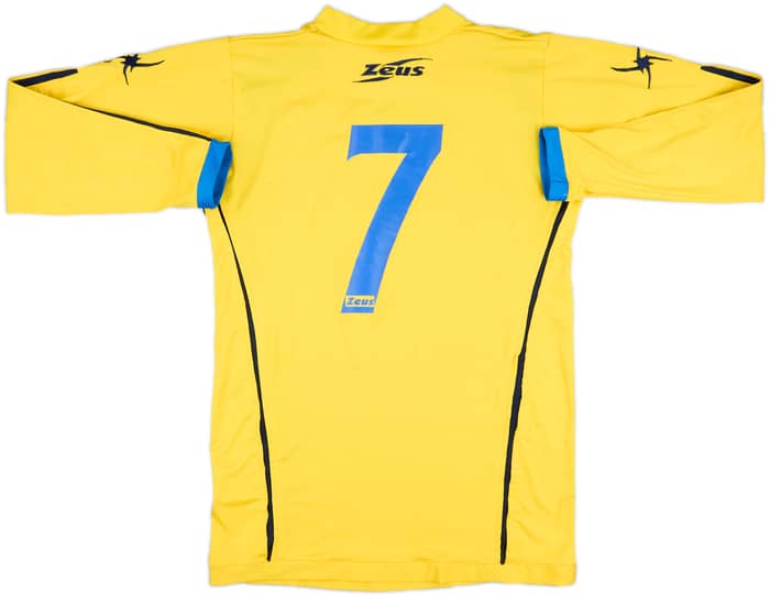 2005-06 Frosinone Match Issue Home L/S Shirt #7