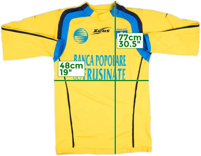 2005-06 Frosinone Match Issue Home L/S Shirt #7