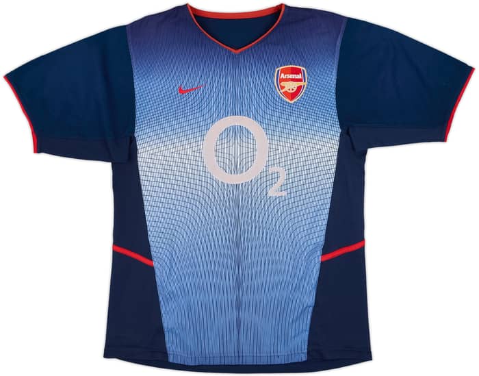 2002-04 Arsenal Away Shirt Bergkamp #10 - 7/10 - (S)