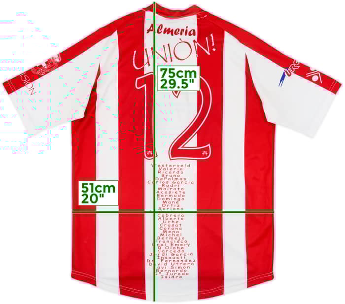 2006-07 Almeria Special Shirt #12 - 6/10 - (M)
