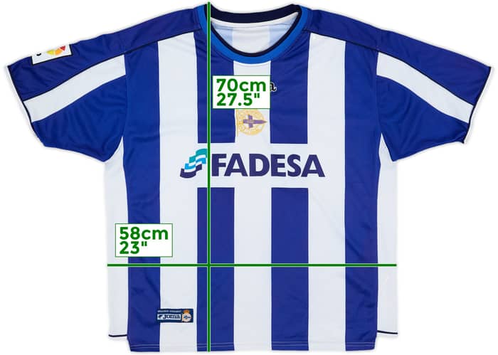 2002-03 Deportivo de La Coruna Home Shirt - 6/10 - (L)