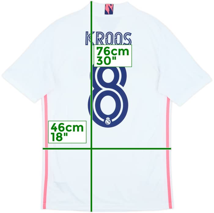 2020-21 Real Madrid Home Shirt Kroos #8 - 8/10 - (S)