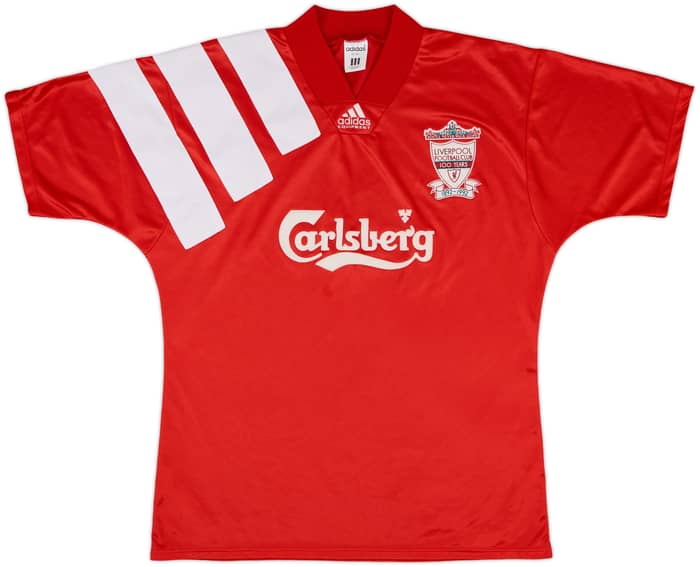 1992-93 Liverpool Centenary Home Shirt - 9/10 - (L)