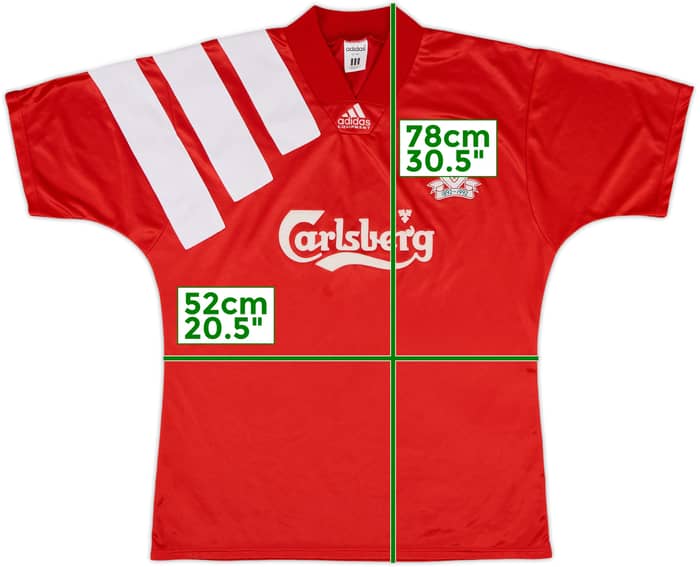 1992-93 Liverpool Centenary Home Shirt - 9/10 - (L)
