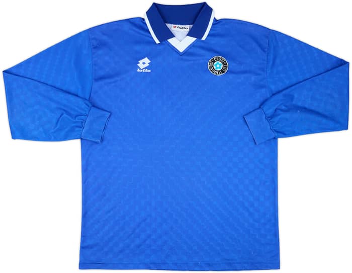 1996-98 Estonia Match Issue Home L/S Shirt #4