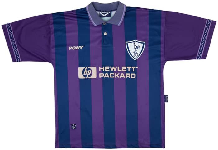 1995-97 Tottenham Away Shirt Sheringham #10 - 8/10 - (XL)