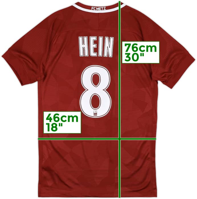 2018-19 Metz Home Shirt Hein #8 - 9/10 - (S)