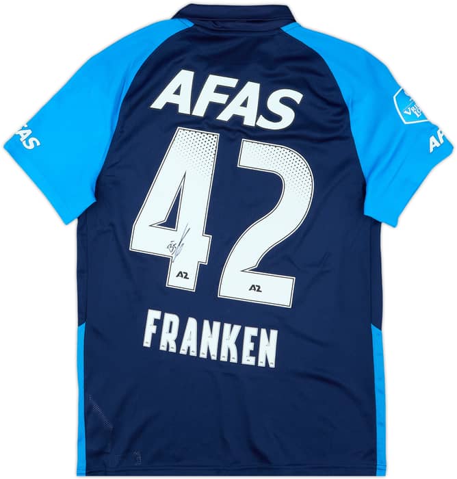 2020-21 AZ Alkmaar Match Issue Signed Away Shirt Franken #42