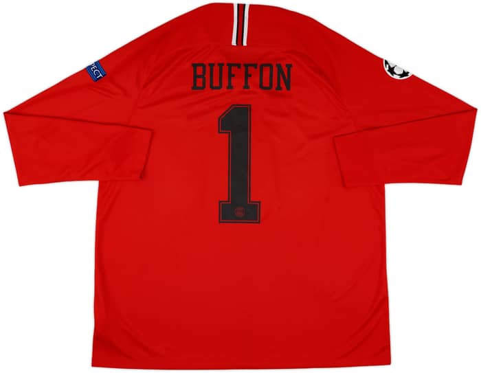 2018-19 Paris Saint-Germain GK Shirt Buffon #1 - 8/10 - (XXL)