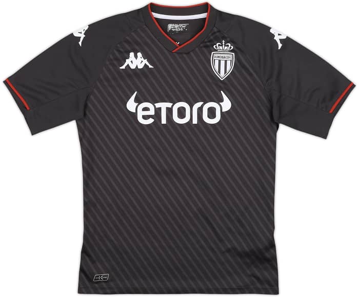 2021-22 Monaco Away Shirt Golovin #17 - 8/10 - (S)