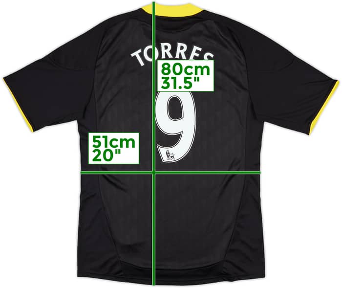 2010-11 Liverpool Third Shirt Torres #9 - 10/10 - (M)