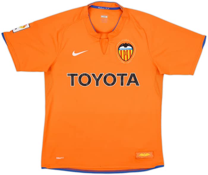 2007-08 Valencia Away Shirt David Villa #7 - 8/10 - (S)