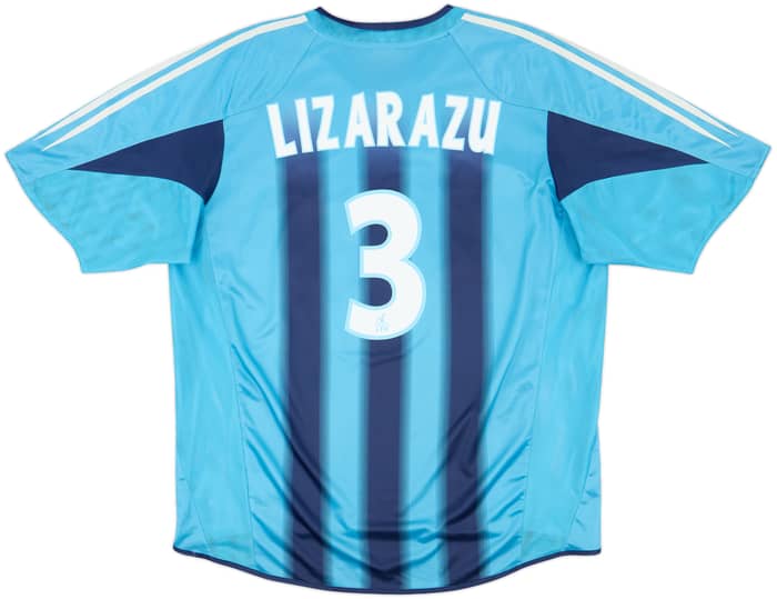 2004-05 Olympique Marseille Away Shirt Lizarazu #3 - 8/10 - (XL)
