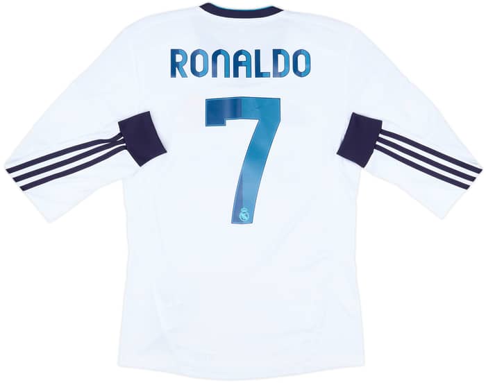 2012-13 Real Madrid Home L/S Shirt Ronaldo #7 - 7/10 - (S)