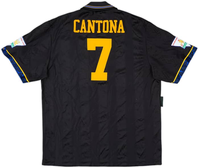 1993-95 Manchester United Away Shirt Cantona #7 - 8/10 - (L)