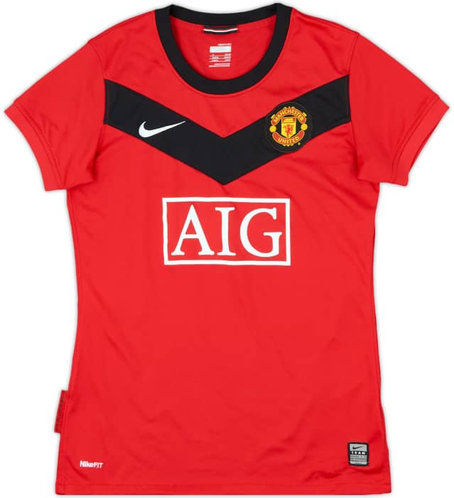 2009-10 Manchester United Home Shirt - 8/10 - (Women's S)