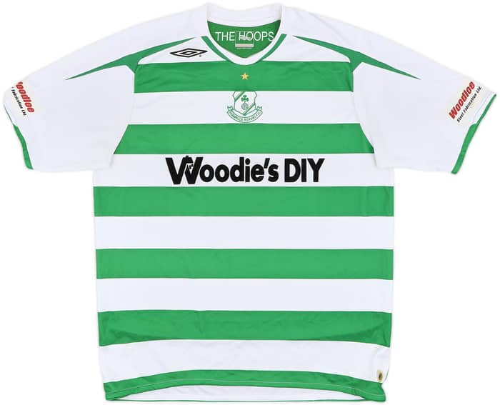 2007-09 Shamrock Rovers Home Shirt #6 - 8/10 - (XL)