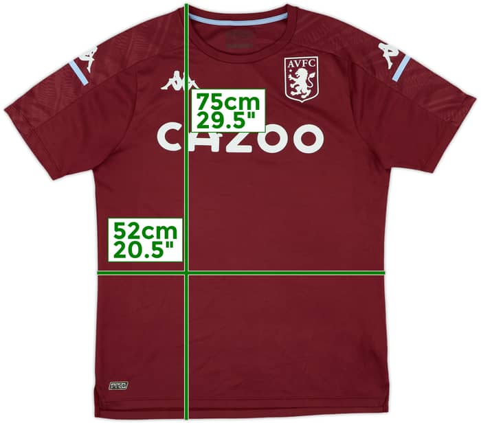 2020-21 Aston Villa Kappa Training Shirt - 6/10 - (L)