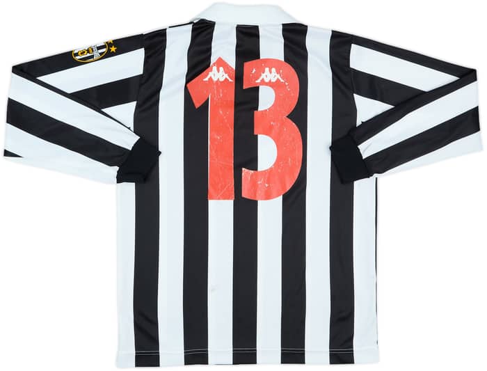 1998-99 Juventus Basic Home L/S Shirt #13 - 5/10 - (XL.Boys)